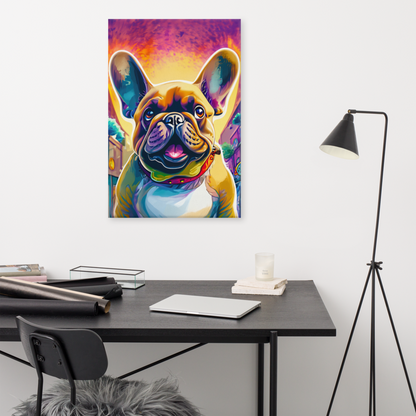 Frenchie at Sunset