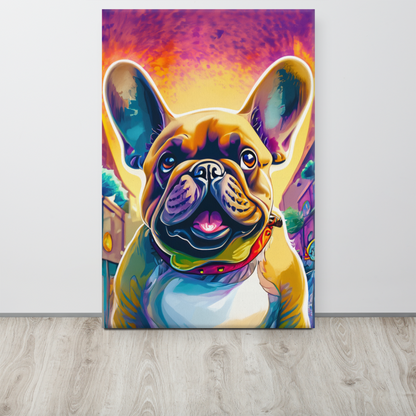 Frenchie at Sunset