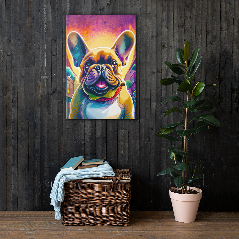 Frenchie at Sunset