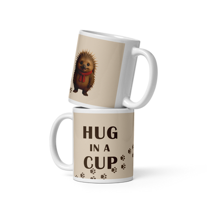 Hug in a Cup - Glossy Mug