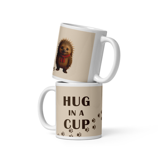 Hug in a Cup - Glossy Mug